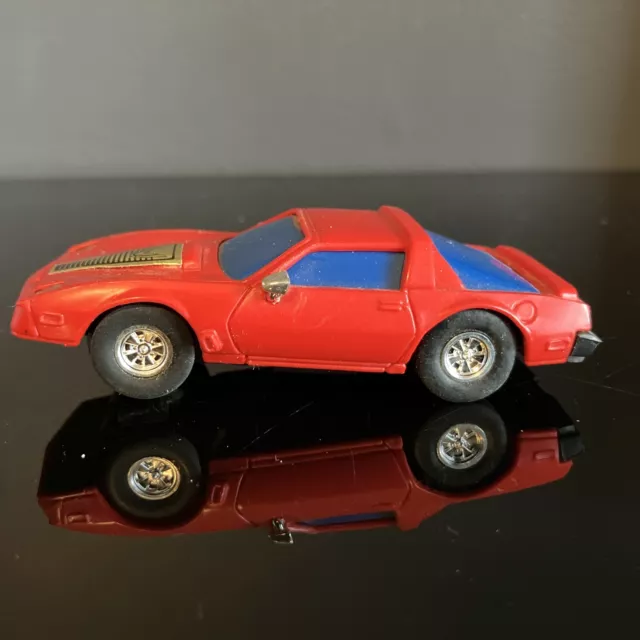 Vintage ARTIN Red Pontiac Firebird 1/43 Scale Slot Race Car Runs