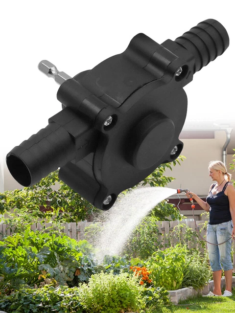 Hand Electric Drill Drive Self-Priming Pump Home Oil Fluid Water Transfer Tool