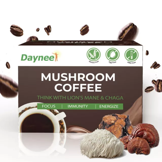 mushroom coffee think with lion mane chaga focus immunity 120g