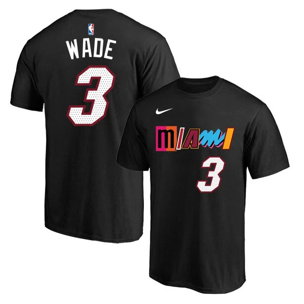 Dwyane Wade Miami Heat NBA Basketball T-Shirt #3