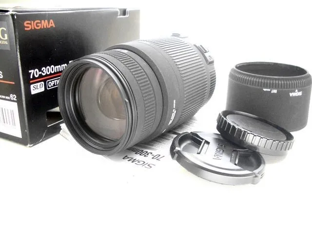 70-300mm F4.5-5.6 SLD Stabilisator OS DG Zoomobjektiv Sigma für Sony A-Mount