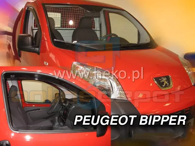 Windabweiser für Peugeot BIPPER 4/5-türer 08-15 2-tlg HEKO dunkel Regenabweiser