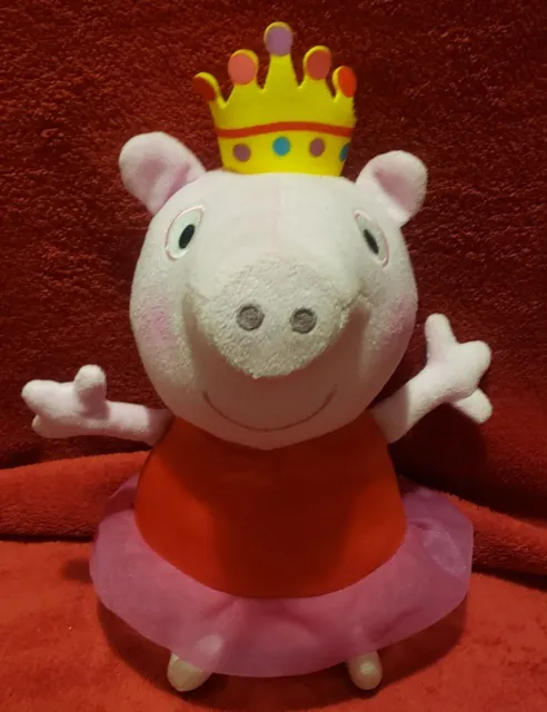 Peppa Pig Fisher Price Talking/Singing 13" plush stuffed toy 2013 Ballerina Pig