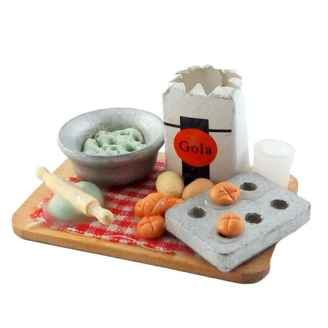 Plateau Fromage Miniature 1:12 – Melody Jane, Accessoire Maison De Poupée Salle à Manger