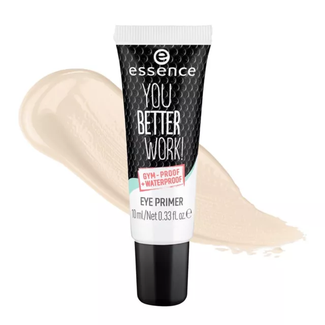 ESSENCE EYE PRIMER You Better Work Eyeshadow Powder No Smudging Light Waterproof