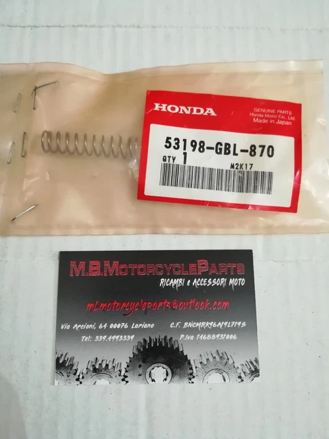 Printemps Return - Ressort Retour Honda Cha Nes Nh Nhx Pse Ses Scr Sh 53198 GBL