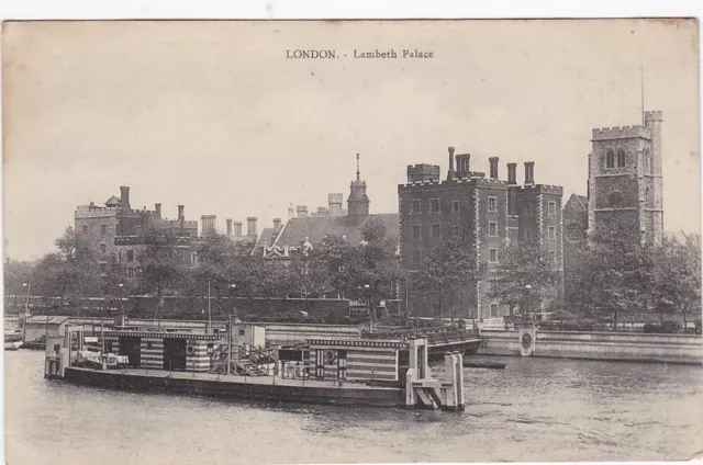View From River Thames, LAMBETH PALACE, London