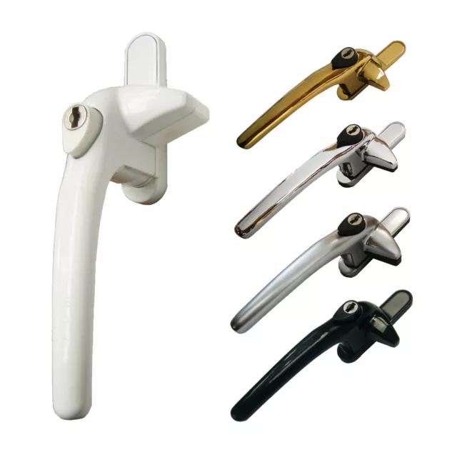 UPVC Cockspur Window Handle Double Glazing Key Locking Window Catch Replacement