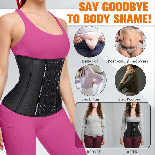 PQWEUU Taille Cinchers Womens Taille Corset Ademend Shapewear Gordel Buik Band Body Shaper Sport Riem (Beige, XL(72-80KG