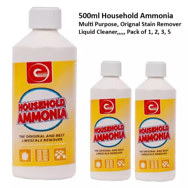 500ml Household Multi Purpose Ammonia Orignal Stain Remover Liquid Cleaner