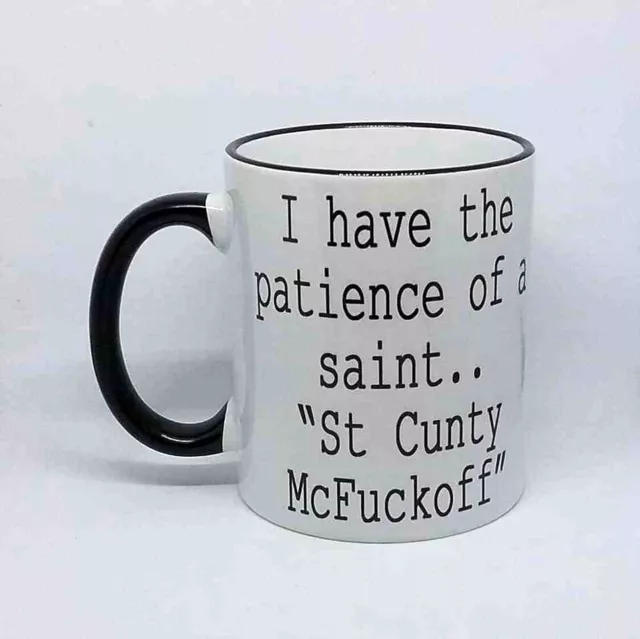 St-Cunty-Mcfuckoff Coffee Mug Rude Funny Novelty Christmas Present Birthday Gift