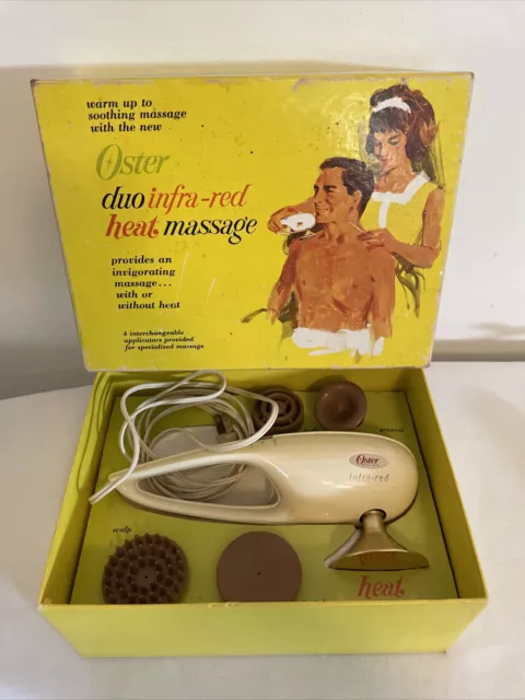 Vintage Oster Duo Infra Red Heat Massager Model 207-01