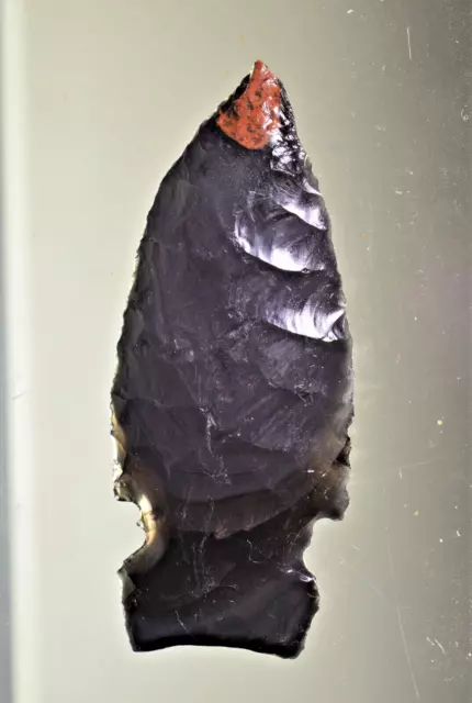 Authentic Modern Reproduction of Pre 1600 Pacific Northwest Obsidian Arrowhead