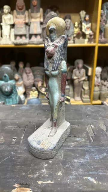 Sekhmet Statue Rare Antique Ancient Egyptian Antiques Goddess of war Egyptian BC