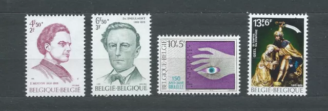 BELGIË BELGIQUE - 1975 YT 1780 à 1783 - TIMBRES NEUFS** MNH LUXE