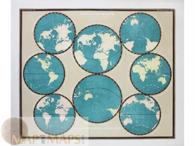 Views of the Earth - Erdansichten L. Ewald 1845