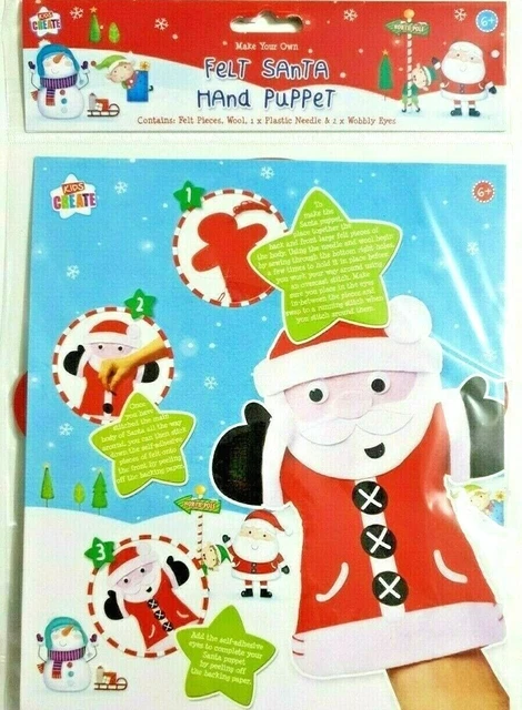Ensemble d'artisanat à la main du Père Noël Faites votre propre idée cadeau Noël