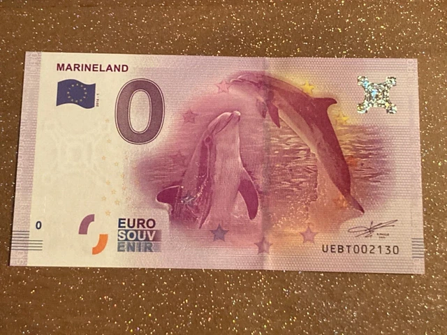 Billet Touristique 0 Euro Italie · Leonardo · Souvenir Zéro