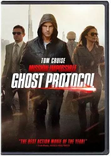 Mission: Impossible Ghost Protocol - DVD By Tom Cruise,Jeremy Renner - VERY GOOD