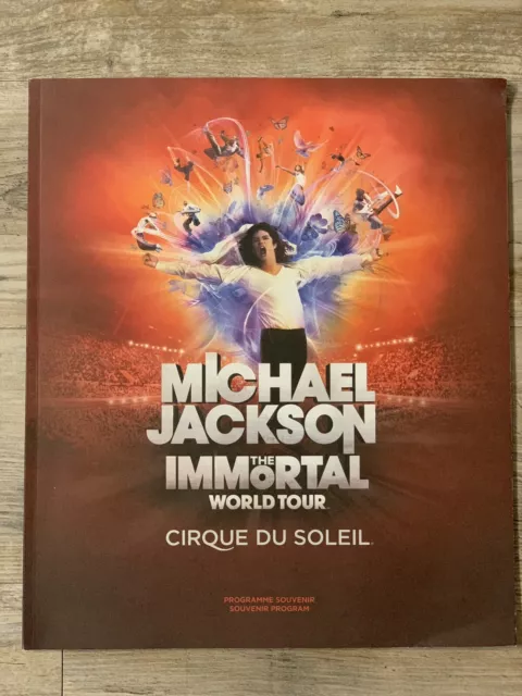 Michael Jackson The Immortal World Tour Cirque du Soleil Souvenir Program