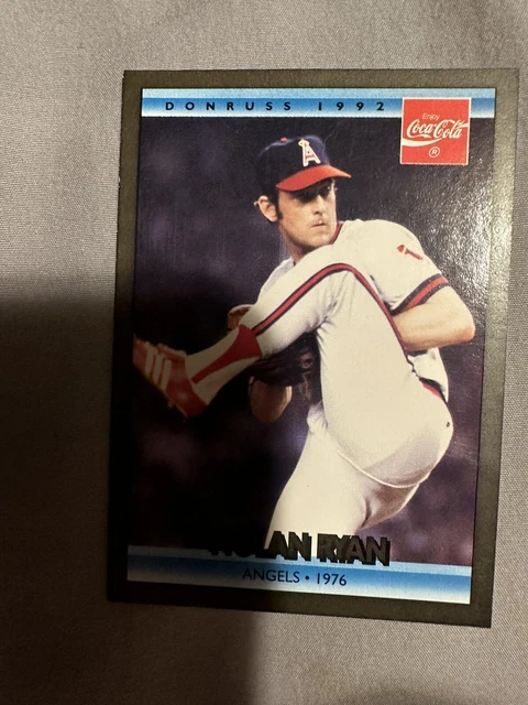 1992 Donruss Coca-Cola Nolan Ryan Career Series - #10 Nolan Ryan