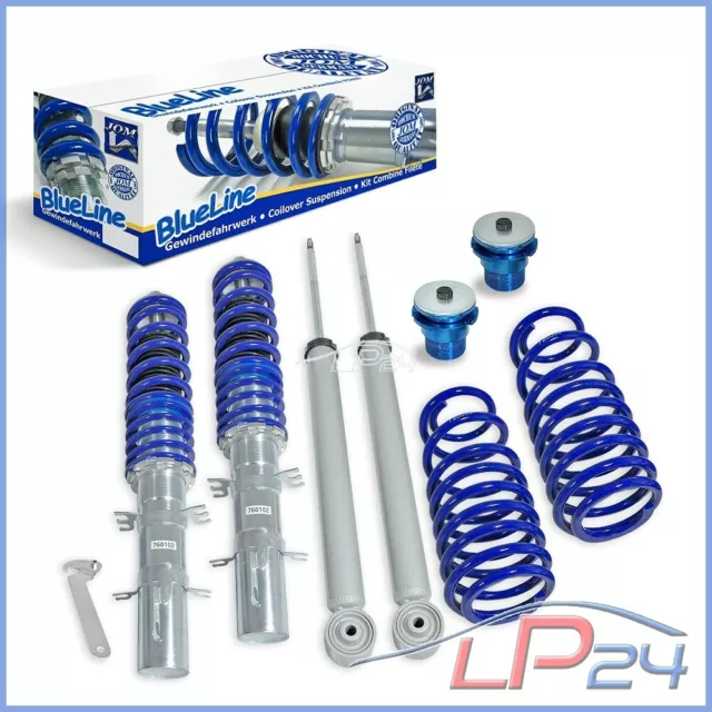 Jom Blueline Amortisseurs Combines Filetes Avant+Arriere Pour Vw Bora Golf 4 1J