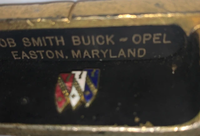1950s Promo 24 K Gold Plated Putter  Buick Emblem Opel 35”No International Ship!