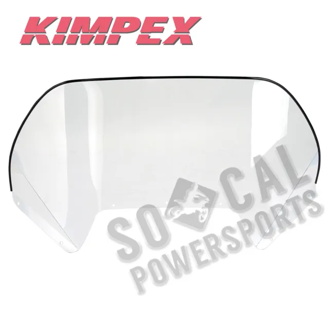Kimpex Polycarbonate Windshield - Standard - 13in. - Clear - 06-645