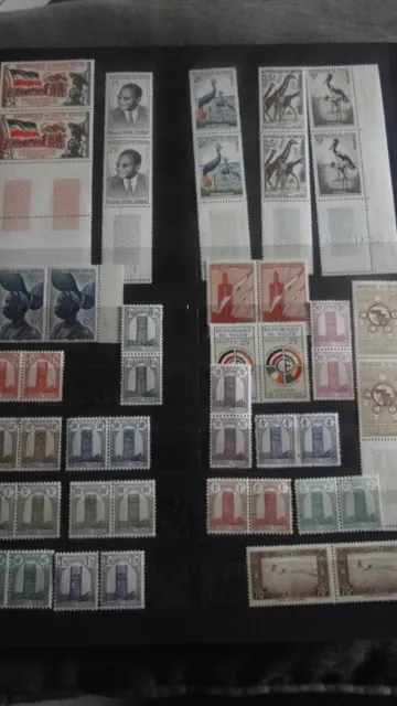 AFRIQUE 46 TIMBRES NEUFS * * en double qualité luxe.