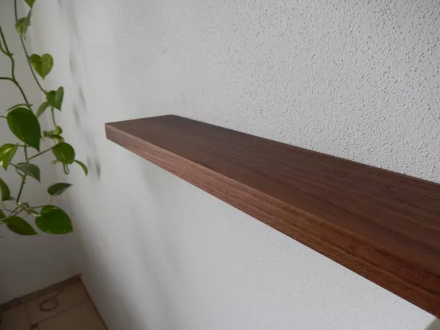 Wandboard Nussbaum Massiv Holz Board Regal Steckboard Regalbrett NEU au. auf Maß