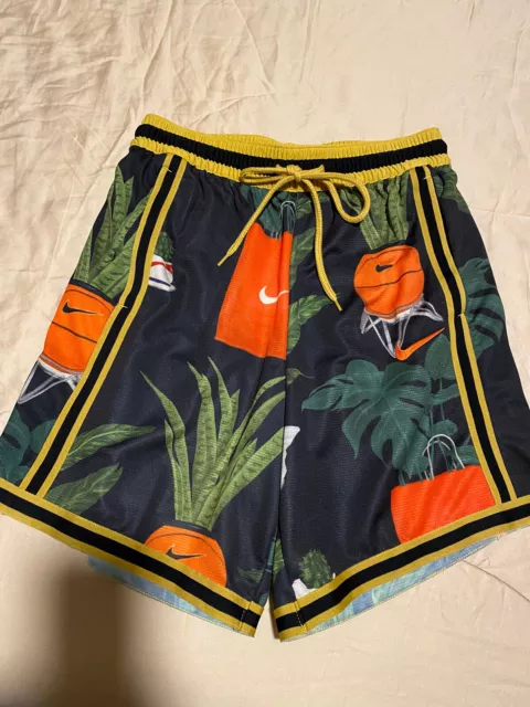 Nike Dri-FIT  DNA+ Mens Phantom Black Basketball Shorts Size L