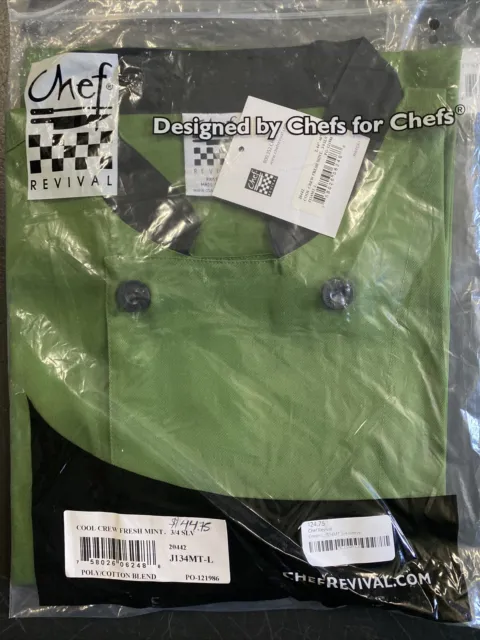 Chef Revival 3/4 sleeve Jacket With Buttons