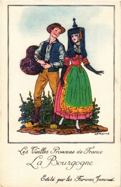 CPA Les Vieilles Provinces de France - Burgundy - Folklore - Types (482691)