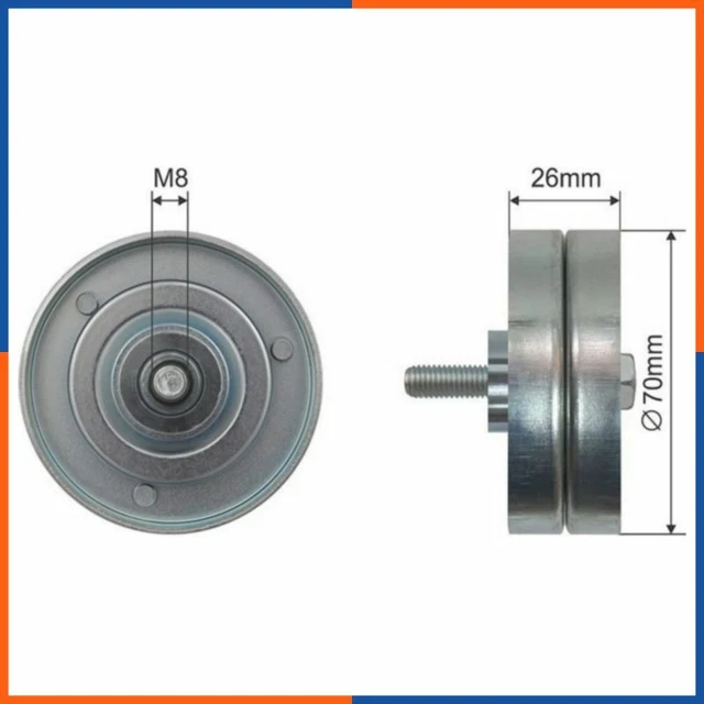Galet tendeur de courroie d'accessoire pour VW | 062145278A, FI24390, 89012