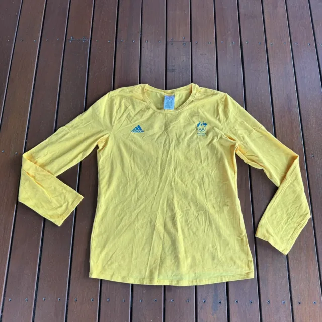 Adidas Size 16 Australian Rio 2016 Olympic Team Long Sleeve Top