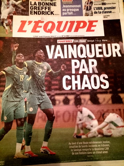 L'Équipe Du 19 Janvier 2022 - Spécial Rugby : Liste Pour L'Histoire / Foot : Stéphan Et Kolasinac