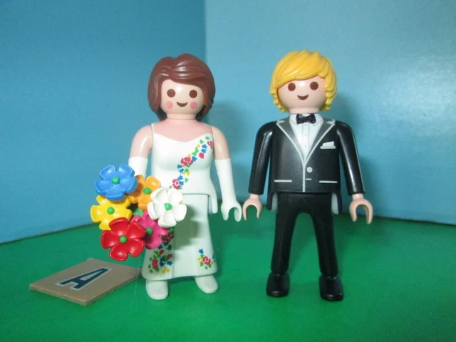 PLAYMOBIL COUPLE DE Maries Et Piece Montée Du 4298 Mariage Église City
