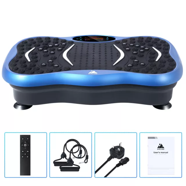 Vibration Plate Machine Fitness Body Shaper Slim Trainer Gym Exercise Music