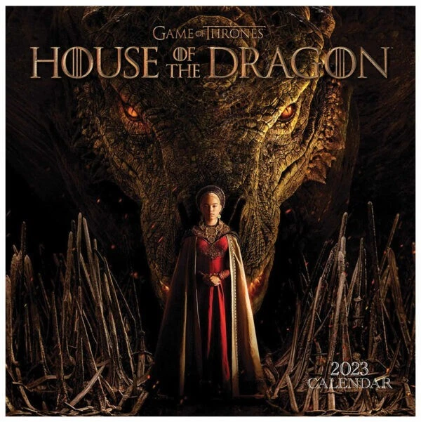 HOUSE OF THE Dragon Square Calendar 2023 Official Merchandise EUR 23,80