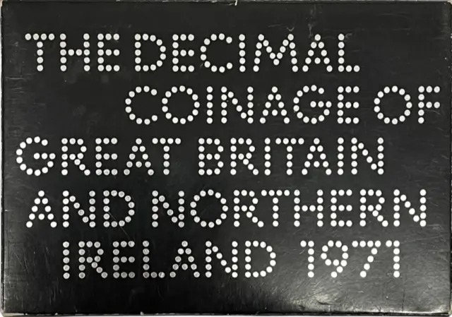 1971 Royal Mint Coinage Of Great Britain And Northern Ireland Proof Coin Set