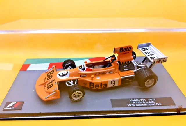 Modèle Réduit 1:43 March F1 751 Beta #9 1975 Vittorio Brambilla - Edicola - Neuf