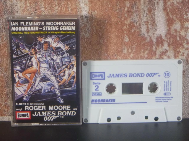 JAMES BOND 007 Moonraker Streng geheim Folge 10 MC Kassette EUROPA