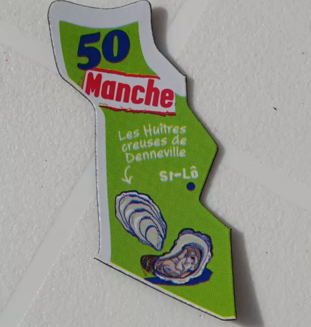 Magnet Gaulois 50 Manche Carte New Collection Departaimant Neuf