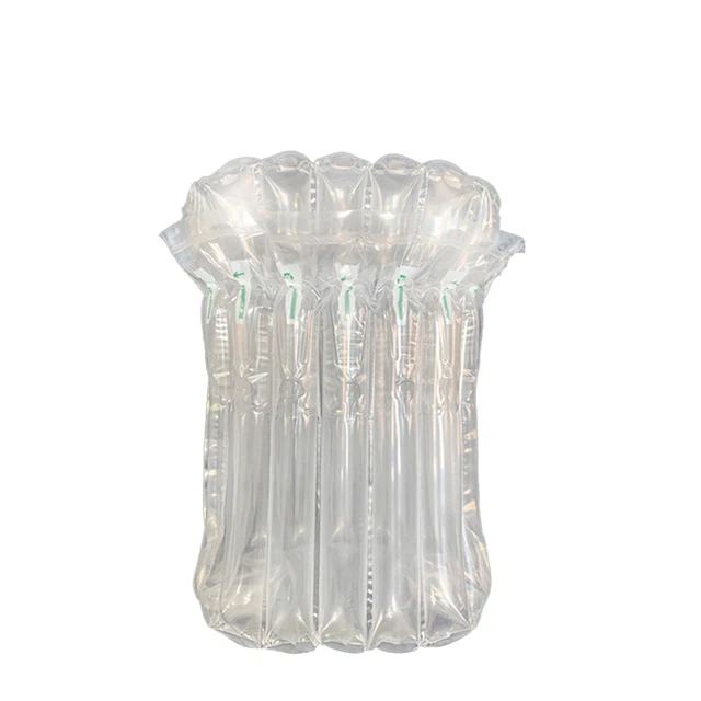 Plastic Bubble Packaging Inflatable Air Tube End Cap Wine Bottle up to 2.5"