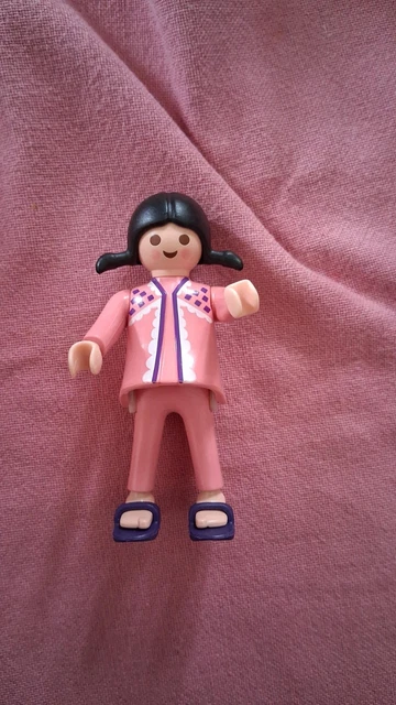 Playmobil 3980 - Chambre D'hôpital Avec Cheveux Couette Noire - RARE