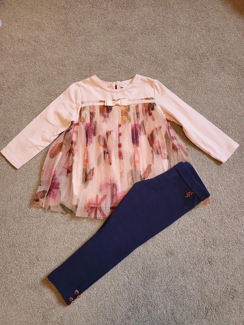 Set top e leggings per ragazze Ted Baker 2-3 anni