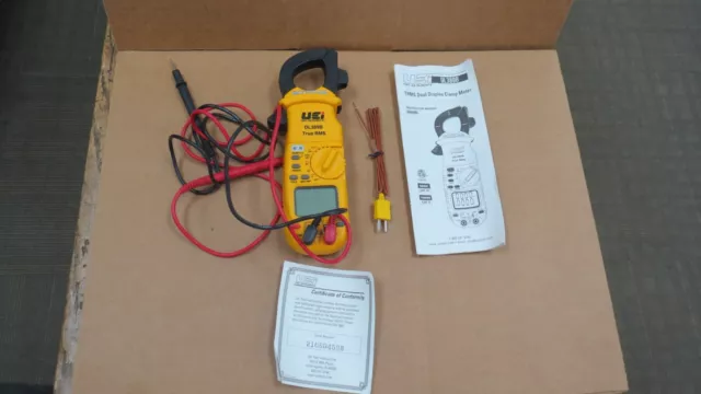 Uei Dl389B Trms Dual Display Clamp Meter