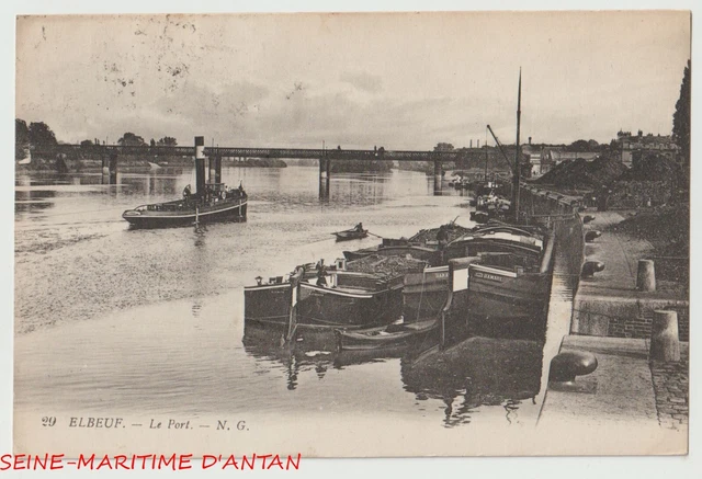 CPA 76 - Le Port (Elbeuf) Postcard
