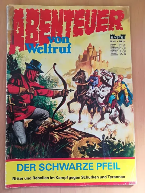 ABENTEUER von WELTRUF Nr.42 DER SCHWARZE PFEIL  BASTEI