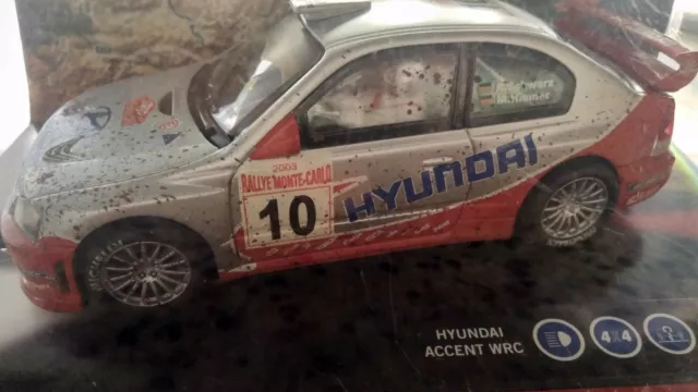 Slot car SCX Scalextric HYUNDAI ACCENT WRC  1:32 Boxed